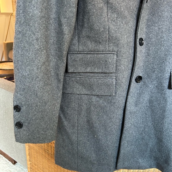 Matinique dark grey wool-blend men’s coat - Picture 5 of 14